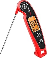 Vista 10 de ThermoPro TP605 Termómetro Digital de Lectura Instantánea para Carne para Cocinar, Termómetro de Alimentos Impermeable con Retroiluminación