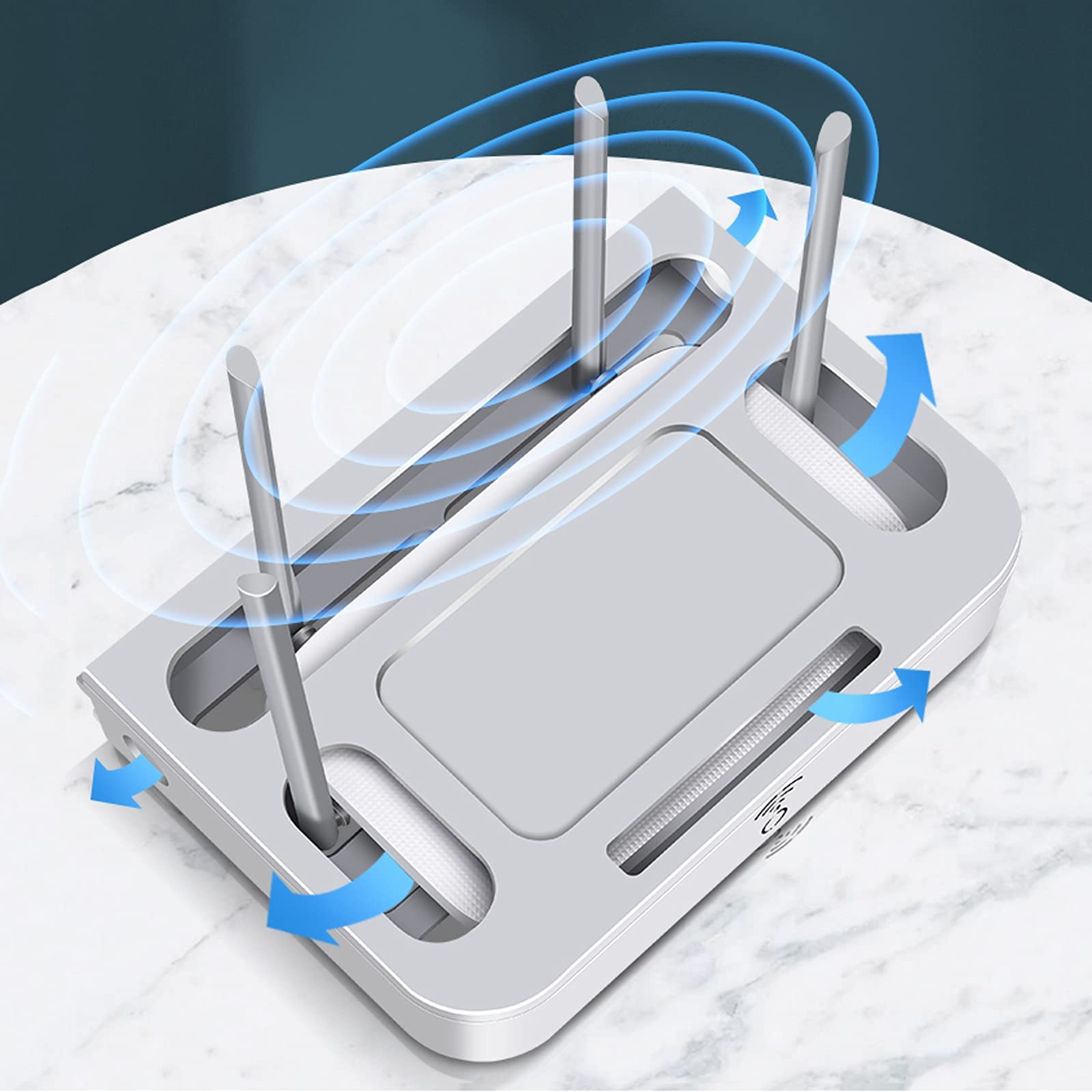 Kabelmanagement-Box, multifunktionale Router-Aufbewahrungsbox, an der Wand befestigte Kabel- und Kabel-Organizer-Box, große Kapazität, Abnehmbarer Kabel-Organizer, hält Kabel sicher und organisiert