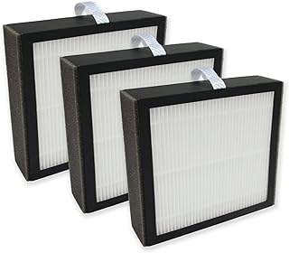 PUREBURG Replacement True HEPA Filters Compatible with Afloia Q10 Air Purifier and Dehumidifier 2-in-1,H13 3-Stage Filtration High-efficiency Activated carbon 2-IN-1 Air Clean Dust VOCs,3-Pack