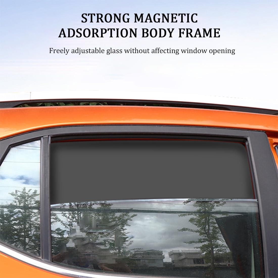 Lot De 4 Pare-soleil Magnétiques Pour Voiture - Avant & Arrière - Opaques, Protection UV Et Intimité - Installation Facile