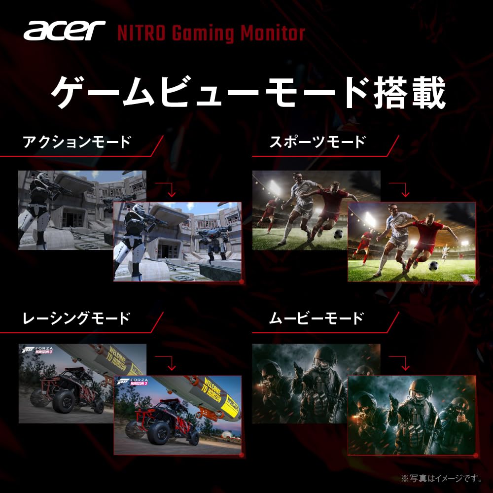 Amazon.co.jp: Acer Nitro 湾曲 ゲーミングモニター 31.5インチ フルHD