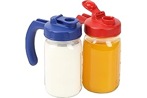 Wide Mouth Mason Jar Lids with Handle: Airtight, Leak-proof Seal for Smooth Pouring