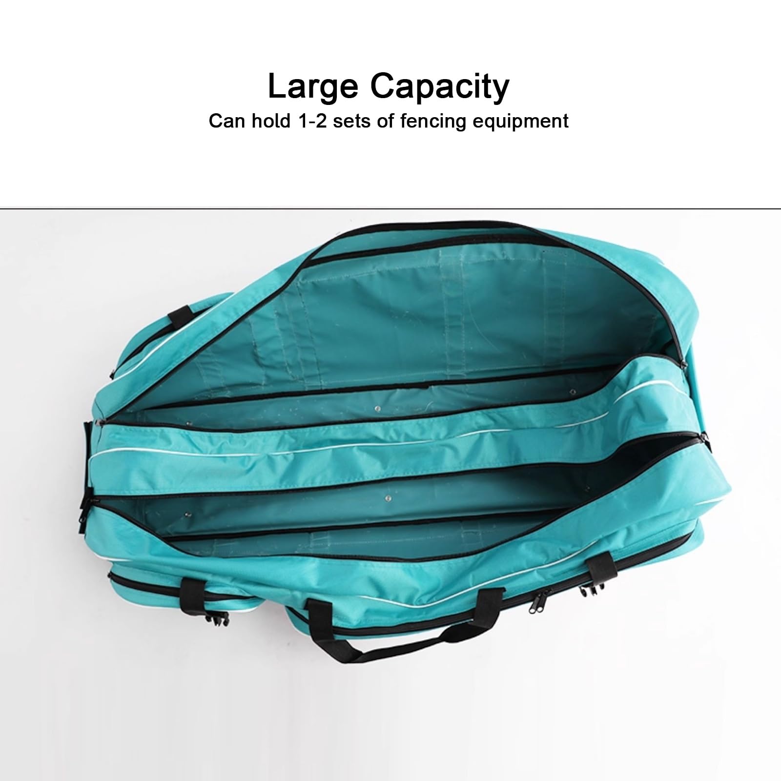 Bolsa de Ruedas de Esgrima, Bolsa de Almacenamiento de Esgrima, Ligera y Resistente, Ideal para Espada, Sable y Florete