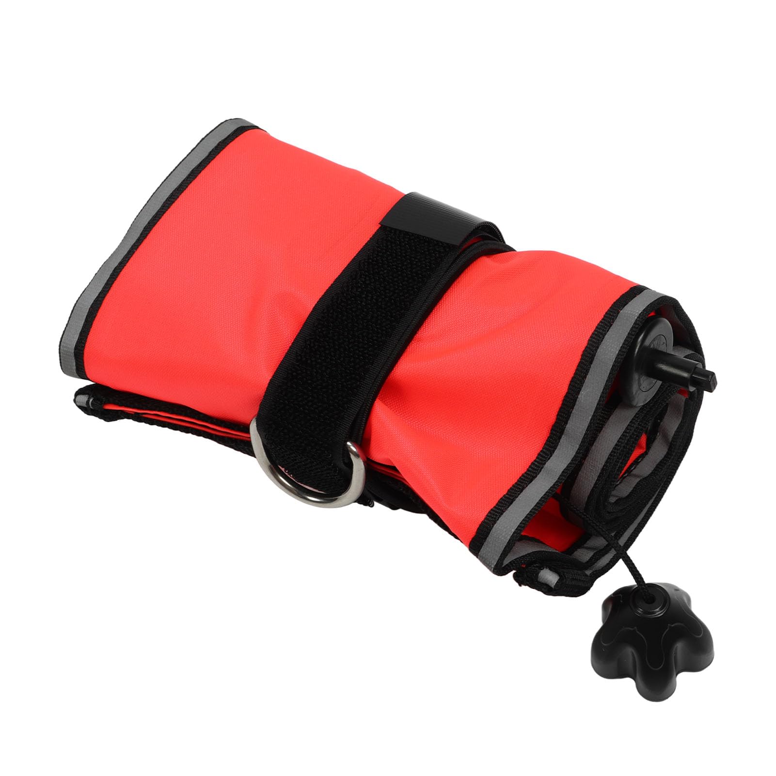 Generic Tubo di segnalazione subacquea gonfiabile a boa con marcatura superficiale ad alta visibilità per immersioni e snorkeling sicure 150 x 36,5 cm nylon