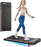 Walking Pad with Incline, 1-6 Km/H 8% Portable Under Desk Walking Treadmill, Exercise Equipment For Home Office Use, Quiet Running Machine - 1