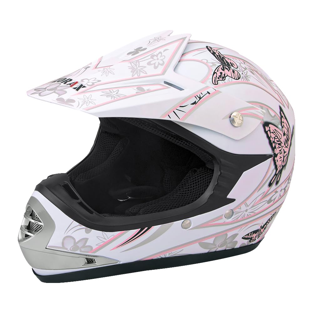 Zorax ZOR-X18 Children Kids Motocross Helmet & Gloves ECE 2206 & Goggles & Balaclava - Dirt Bike Off Road Motorbike Helmet