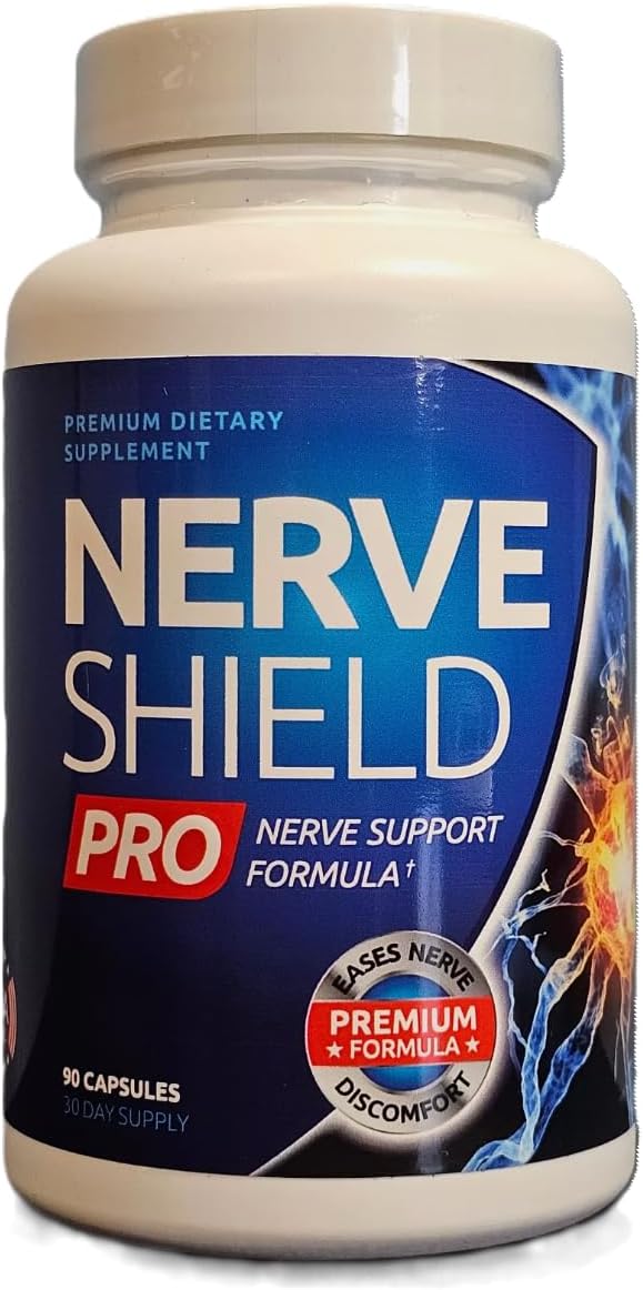Nerve Shield pro for neuropathyo - Advanced Nerve Formula with Alpha Lipoic Acid, Lion's Mane, and 10 Essential Ingredients for Relief and Comprehensive Long-Term Support of Nerve Health