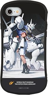 Gourmandies Mobile Suit Gundam Mercury Witch Hybrid Glass Case Teaser Visual GD-136A for iPhone SE (3rd Generation/2nd Gen...