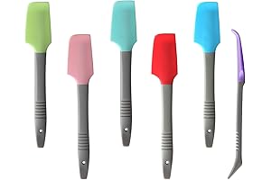 Yoku Made 6-Piece Silicone Mini Spatulas for Pet Food Cans
