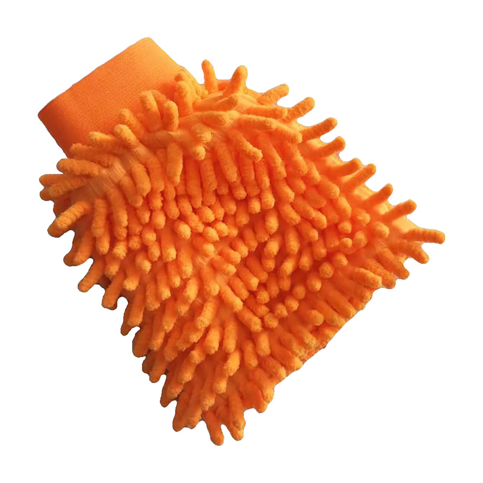 Manopla de lavado de autos, guante de lavado de coche, 1 unidad de guantes de lavado de coche de microfibra de chenilla, guantes de limpieza de coche, guante de lavado de coche (color: E