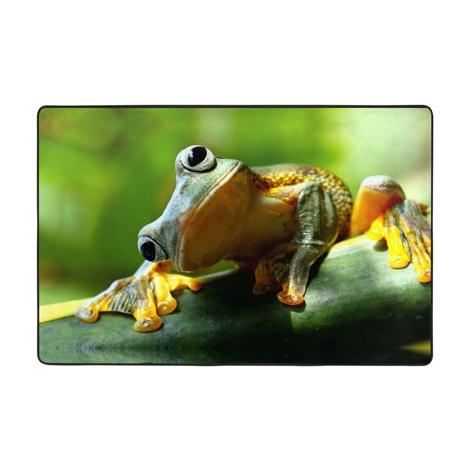 Tapis de cuisine anti-froid Green Frog pour sols durs de salle de bain