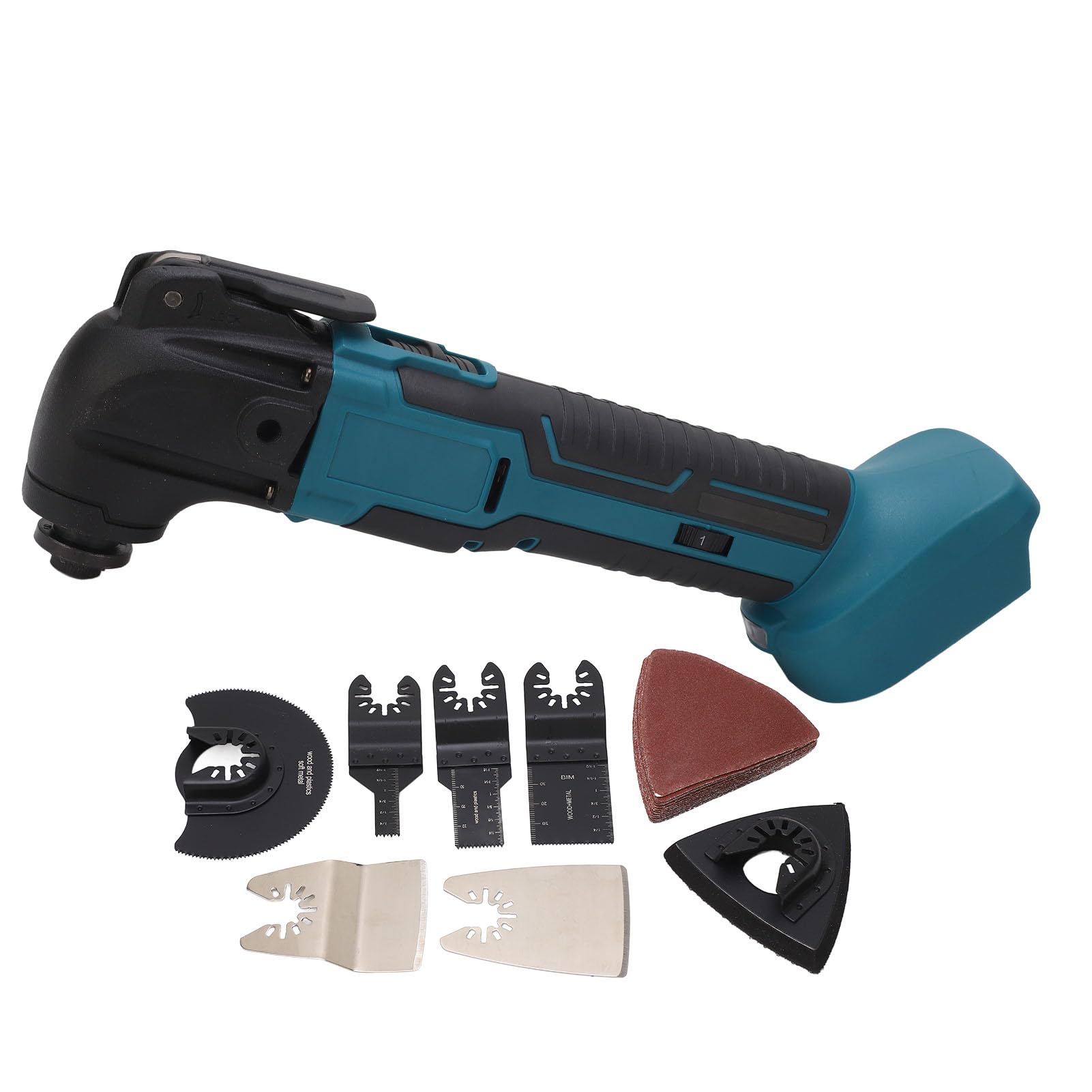 Haofy Sierra Multiherramienta Oscilante Versátil con 6 Configuraciones de Velocidad para Baterías BL1830 BL1840, ángulo de Ajustable para Artesanos Profesionales