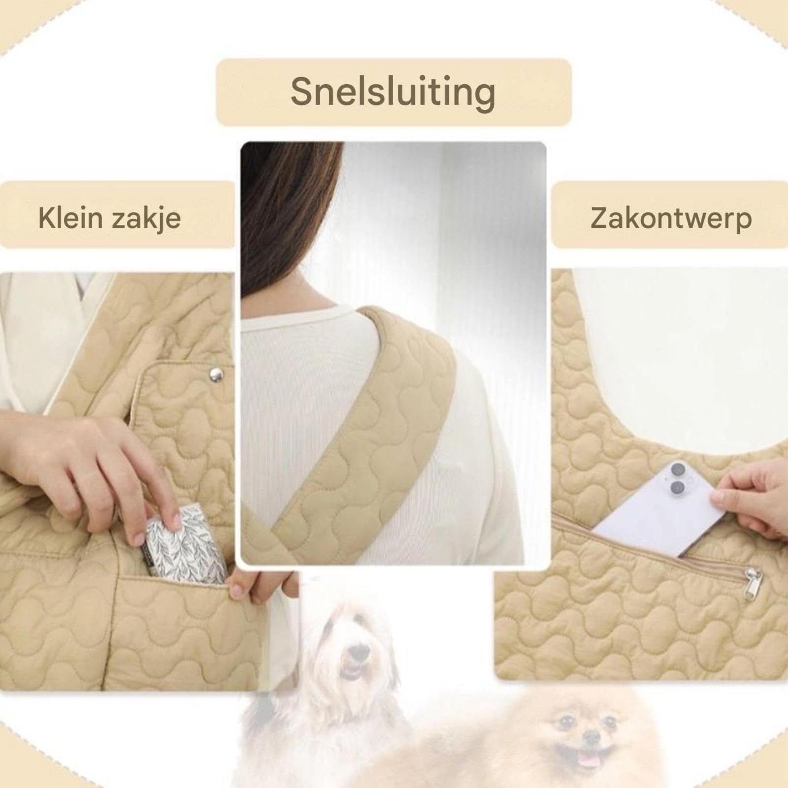Zaino trasportino per animali domestici - Borsa da viaggio traspirante per cani e gatti | Leggera con più tasche di stoccaggio | e sicura per piccoli animali domestici di medie dimensioni che