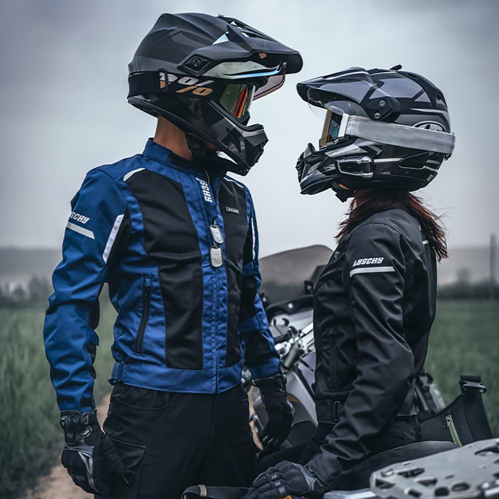 Damska kurtka motocyklowa z 7 ochraniaczami, oddychająca siatka, wiatroszczelna, odblaskowa, krój slim fit, tekstylny, kurtka motocyklowa, kurtka ochronna, kombinezon motocyklowy