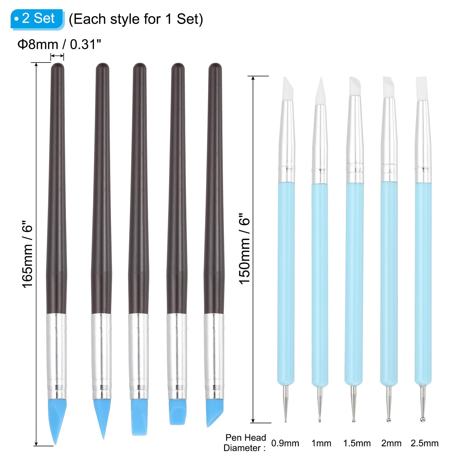 PATIKIL Silicone Clay Sculpting Tool - Image 2