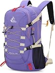 Sac à dos de randonnée et de camping imperméable de 40L avec housse de pluie, sac de voyage léger pour l'escalade et le ski