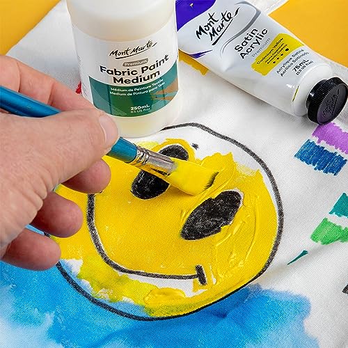 image for MONT MARTE Fabric Paint Medium Premium (8.5 US fl.oz), Textile Medium 