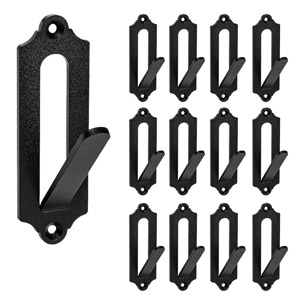 Vjsujehgy Simple Easy Installation Kit Mount Skull Hanger, European Style Deer Head Bracket, 12 Packs Wall Mount for Antelope