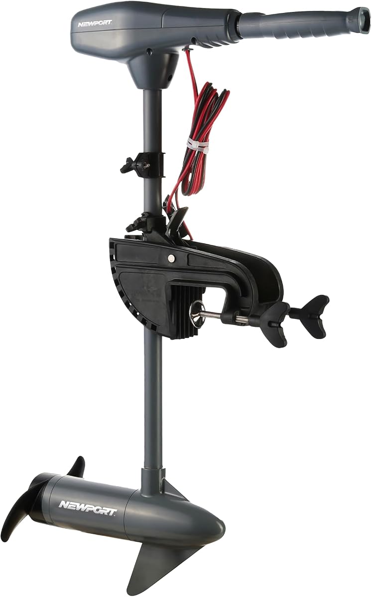 Newport Kayak Series 55lb Thrust Transom Mounted Saltwater Electric Trolling Motor