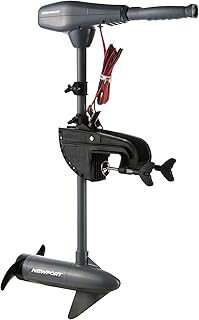Newport Vessels Kayak Series 36Lb Thrust Transom Mounted Saltwater Electric Trolling Motor W/ Led Battery Indicator (24" Shaft)