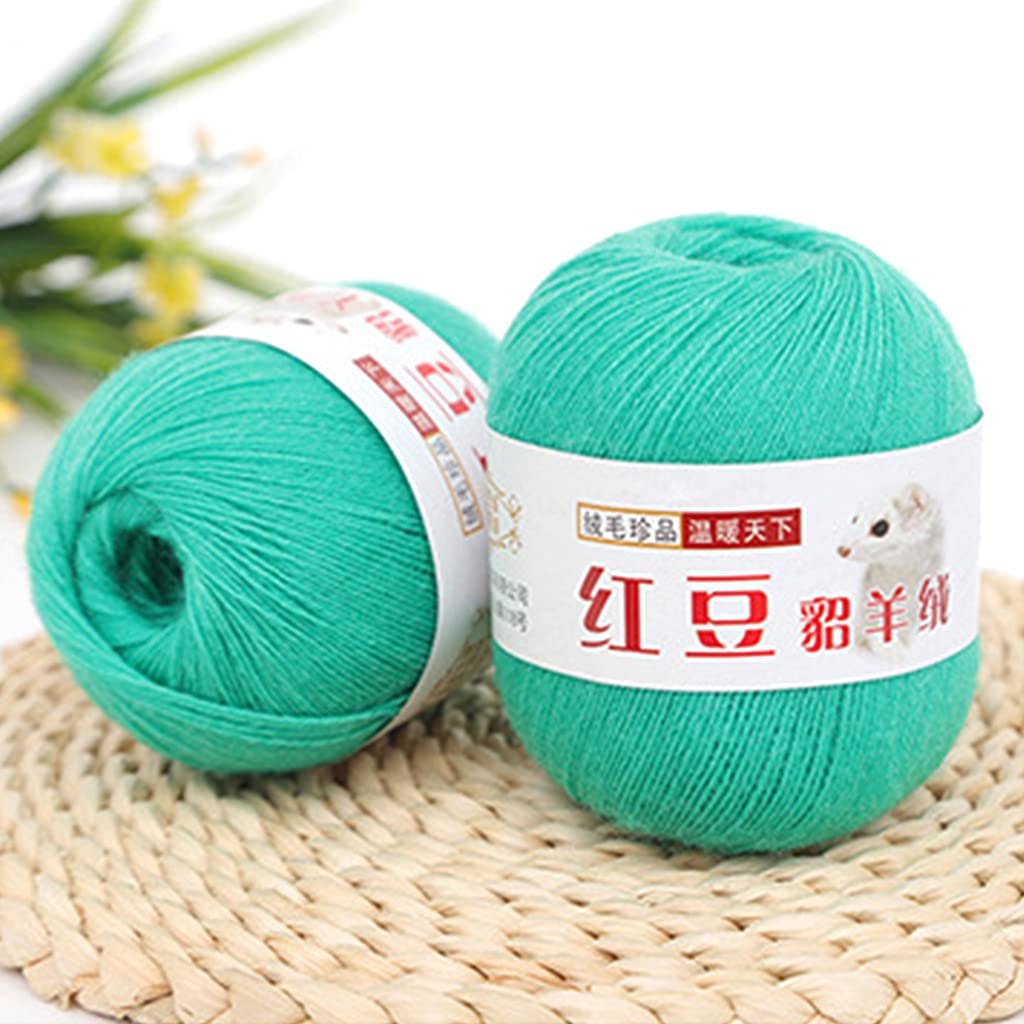 DAIMANPU Soft Thin Cashmere Wool Yarn Multiple Colors Hand-Knitted Yarn Balls Handmade Wool Couture Making Material Supplies