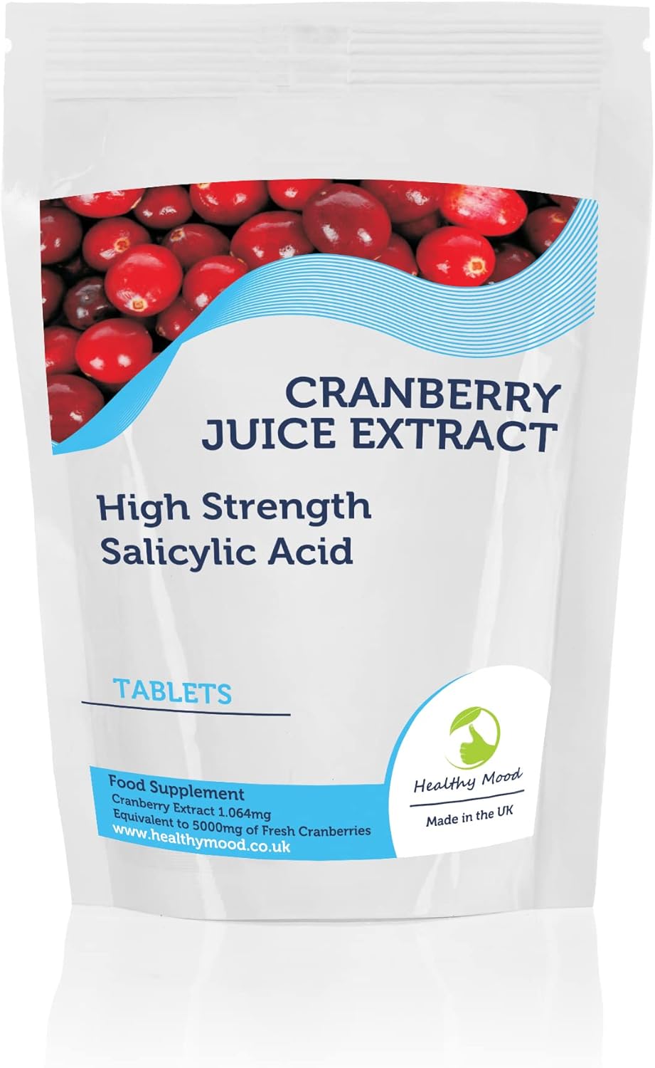 Cranberry Juice High Strength Extract 5000mg Salicylic Acid 90 Tablets