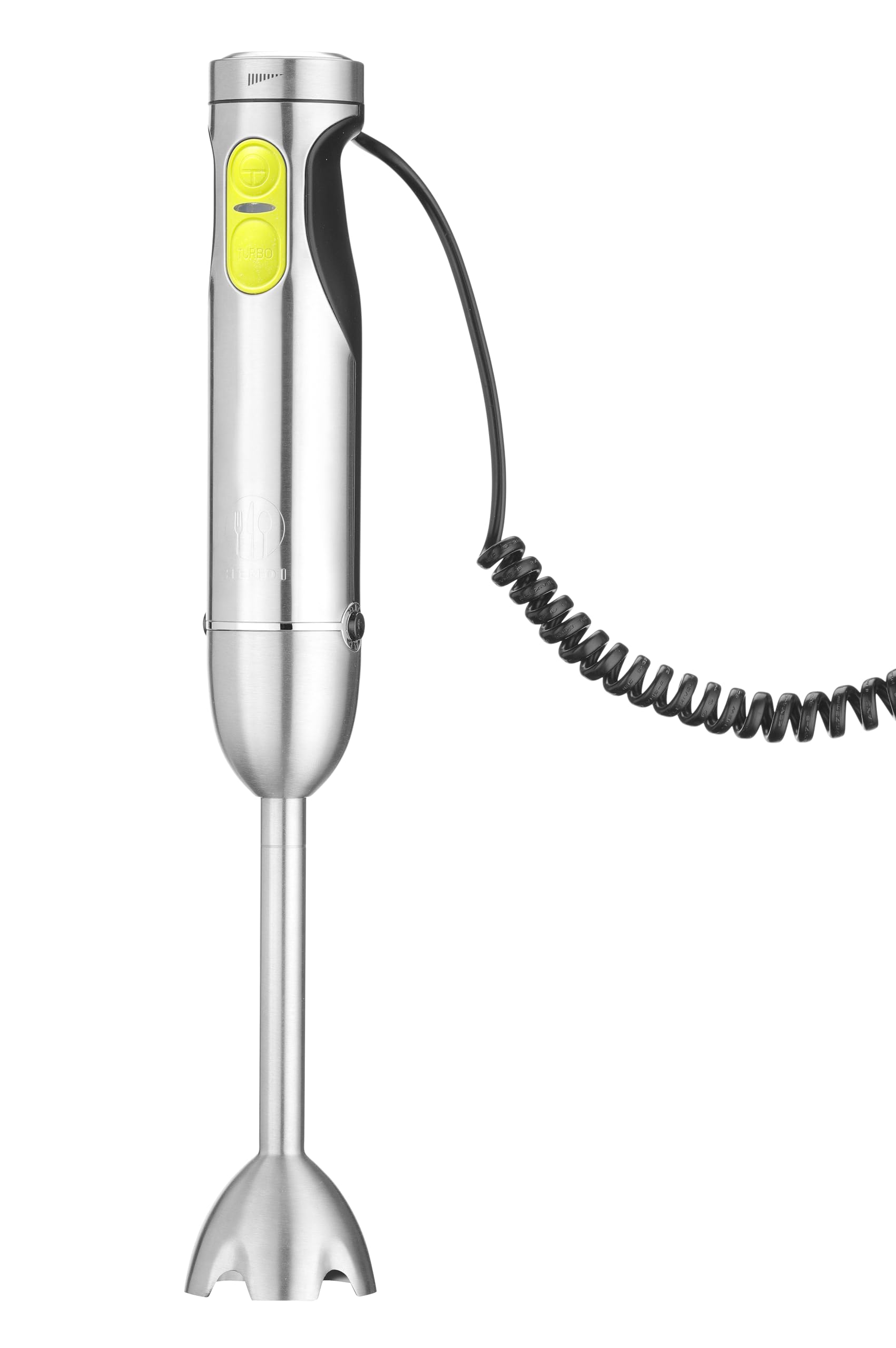 HENDI Frullatore ad immersione, asta frullatore: 225mm, velocità regolabile: 8500 a 16500g/min, processa fino a 3L, frullatore a mano, mixer ad immersione, ø65x(H)425mm, 220V/1000W, inox, ABS