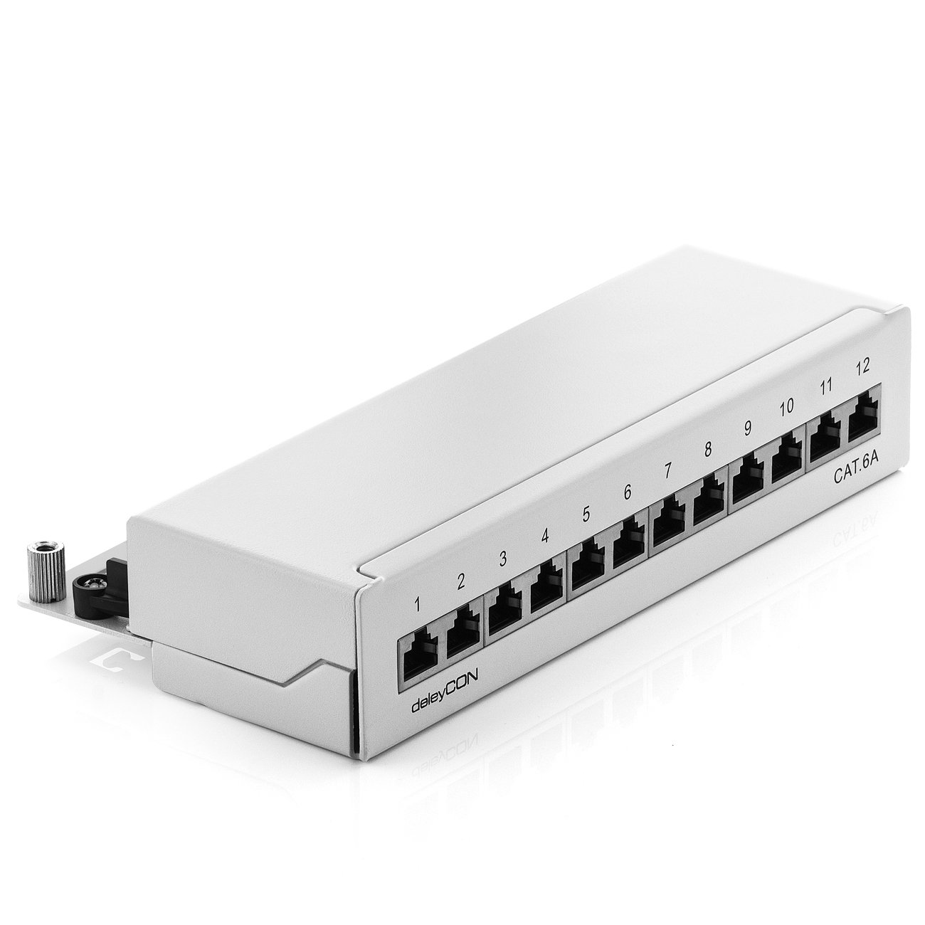 Pannello Patch Cat6 48 Porte 2U – Per Rack, Con Gestione Cavi, Porte RJ45, Trasmissione Ad Alta Velocità, Durevole