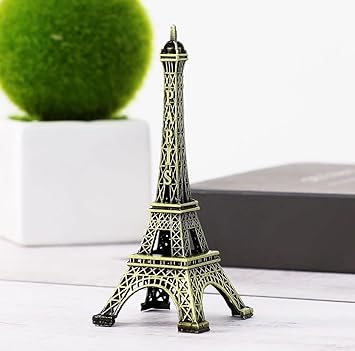 VRB DecTM 1 Set for Unique Gift, Home, Bedroom, Living Room, Office, Restaurant Decor, Figurines and Garden Decor Items Decorative Showpeice for Home (Eiffel Tower showpiece - 1 Pcs)