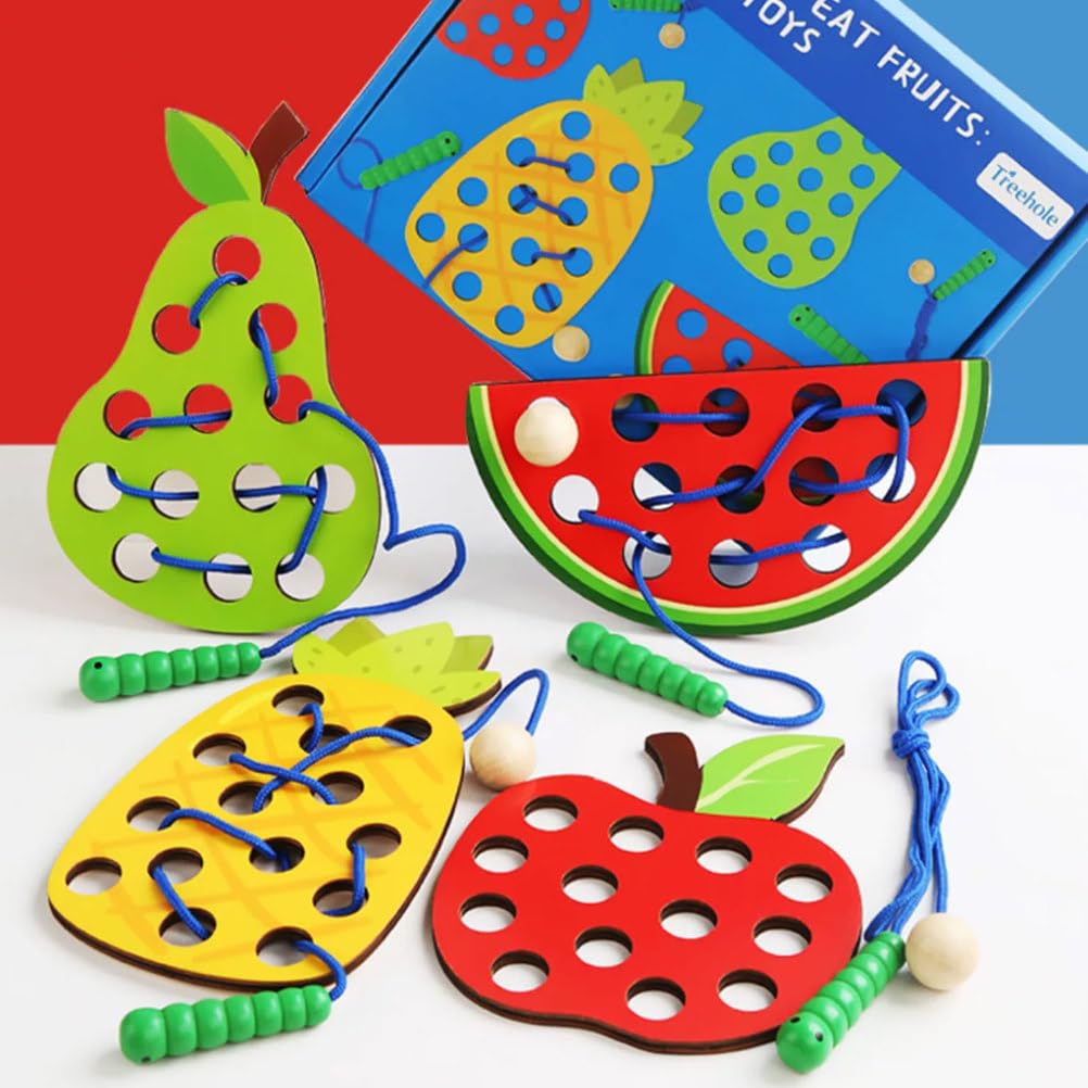 Giocattolo Montessori Intreccio con Frutta Mangiare