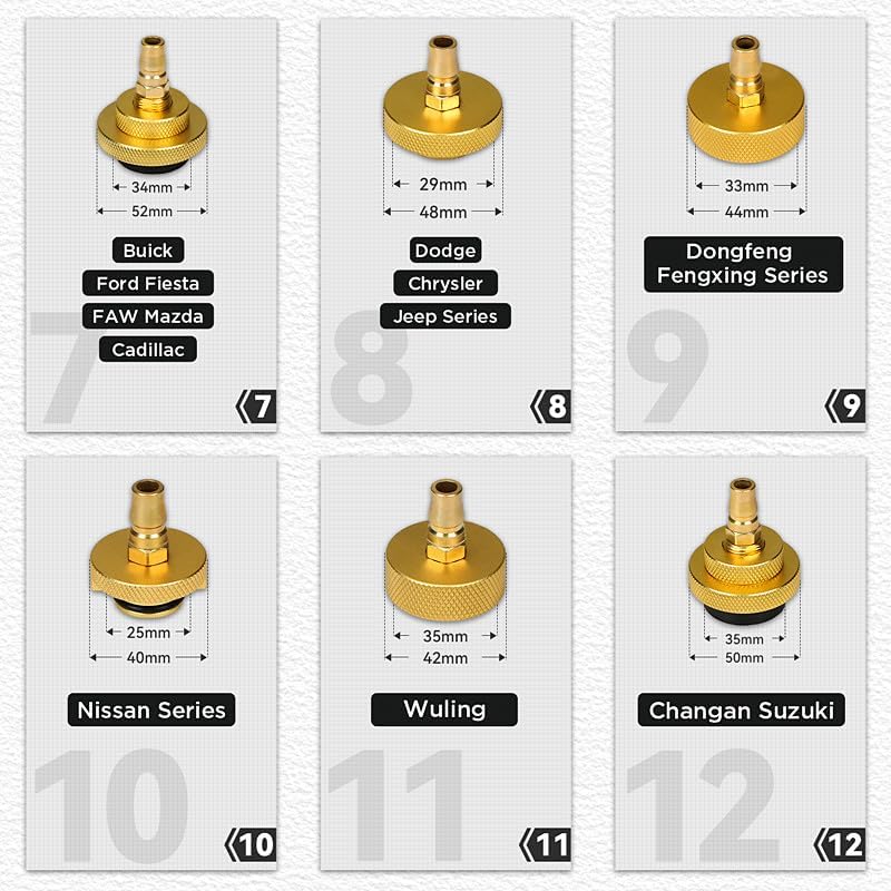 OURANTOOLS Brake Bleeder Kit - 17PCS Master Cylinder Bleeding Kit Tool with Quick Connector for Honda, Toyota & Most Vehicles - Brake Fluid Bleeding & Refill