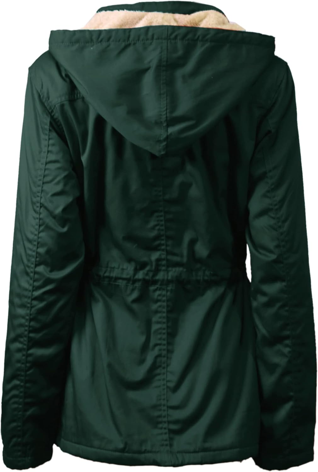 Holiday Deals 🛒 TL Women's Anorak Utility Parka Jacket, Long Military Cargo Parka, Regular & Plus Size Olive S