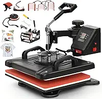 110V, 8 EM 1 Prensa Termica Sublimação, Maquina de Estampar Camisetas, Prensa Termica, Prensa Térmica Sublimação Máquinas de Prensa Térmica Transferência de Calor Por para Camisetas Caneca Chapéu Placa