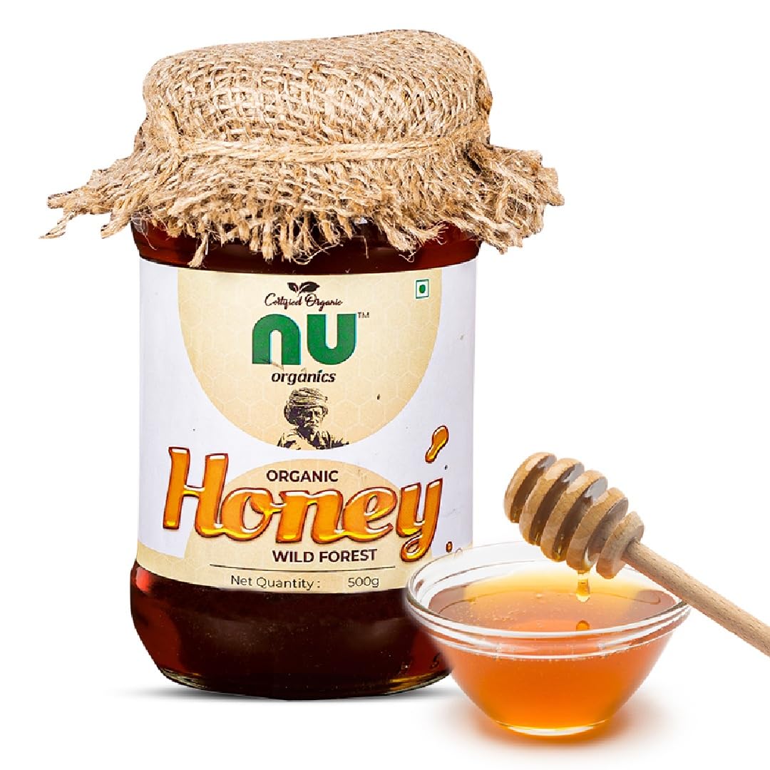 Nu Organics Pure Honey 500g | 100% Purity, No Added Sugar, 0% Added Sugar No Preservatives | Raw and Unprocessed-image-42