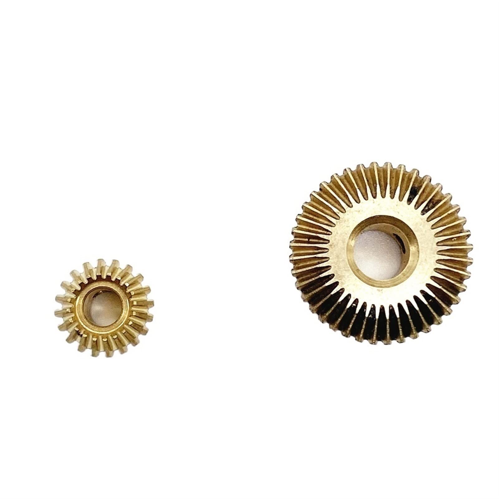 Engrenage Conique En Laiton - Module 0.3, 8 Dents, Trou 1 Mm - Transmission 1:1 à 90° - Pour Modélisme Et DIY