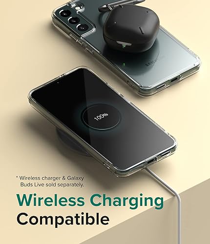Miniatura 7 de Ringke Fusion - Funda compatible con Samsung Galaxy S22 Plus 5G (2022), parte trasera rígida transparente antiamarilleamiento con funda protectora a