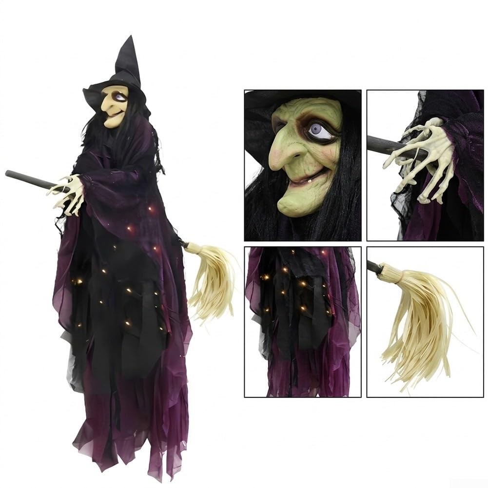 Decorazione strega da appendere per Halloween