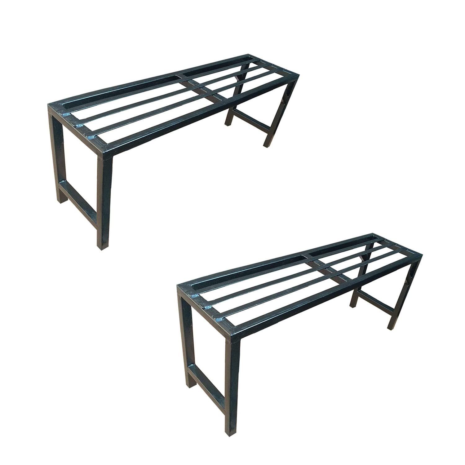 IRON LANDS SOLID Fixed Long Step Premium Pot Plant Stand Garden Bench for Roof and Outdoor Plant Stand for Balcony AND Home Decor , 29-inch (Set of 2 Pcs) (B0BSNW9TR1) Amazon Price History, Amazon Price Tracker