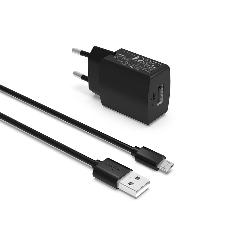 Ricarica Amazon Cavo Micro USB Da 1,5 M Caricatore Compatibile Con Kindle Fire HD &amp; HDX Alimentatore 5v 2a