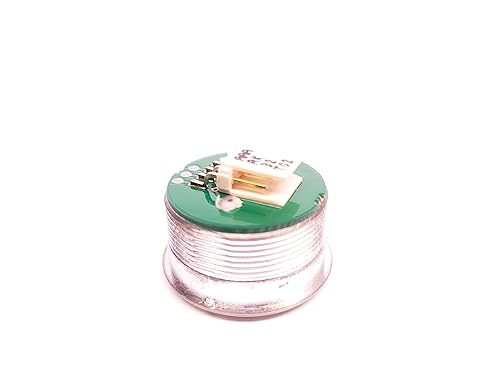 Miniatura 4 de Otis AAA23500AK32 - Interruptor de botón para elevador, acero inoxidable con espejo, no iluminador, anillo transparente, 24 V, AAAAK32