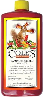 Cole's FS16 Flaming Squirrel Seed Sauce, 16-Ounce