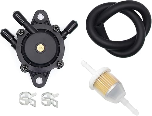 491922 Bomba de combustible con filtro de combustible, línea de filtro de combustible para Honda Kohler Kawasaki JD BS Engines Garden Lawn Mower