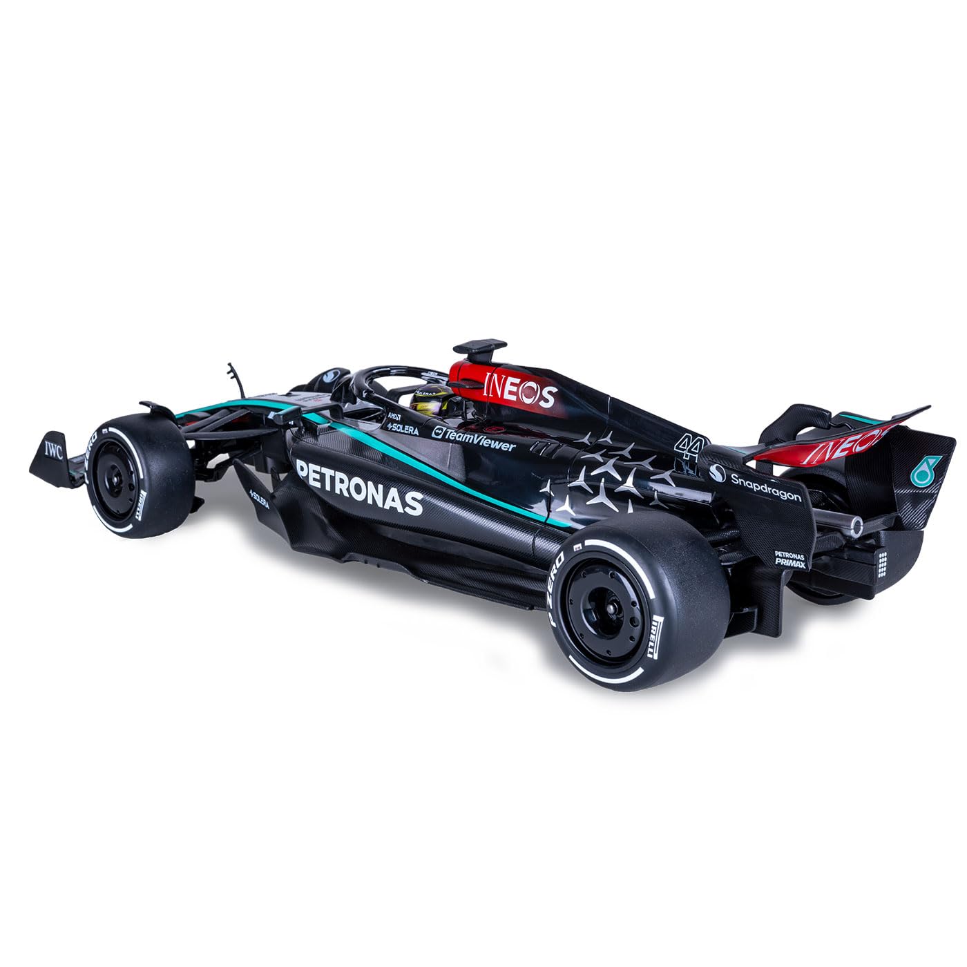 JAMARA 402250 Mercedes-AMG F1 W15 E Performance 1:12 2,4 GHz – Coche teledirigido RC Car, Coche de Juguete para niños con Mando a Distancia, Modelo de Coche, Idea de Regalo para niños