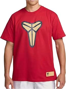 Amazon.com: Nike Kobe Max90 Tee (FZ8071-636, Red) Size XX-Large