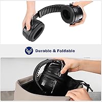 Vista 8 de ProCase Paquete de orejeras de seguridad con reducción de ruido con protección auditiva