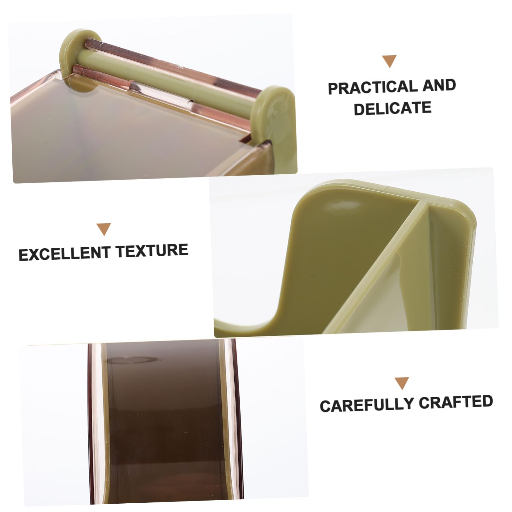 LABRIMP 1 Pieza Caja de Almacenamiento para Filtros de Café de Plástico Reutilizable para Filtros de Café Soporte Decorativo y Funcional para Hogar y Oficina