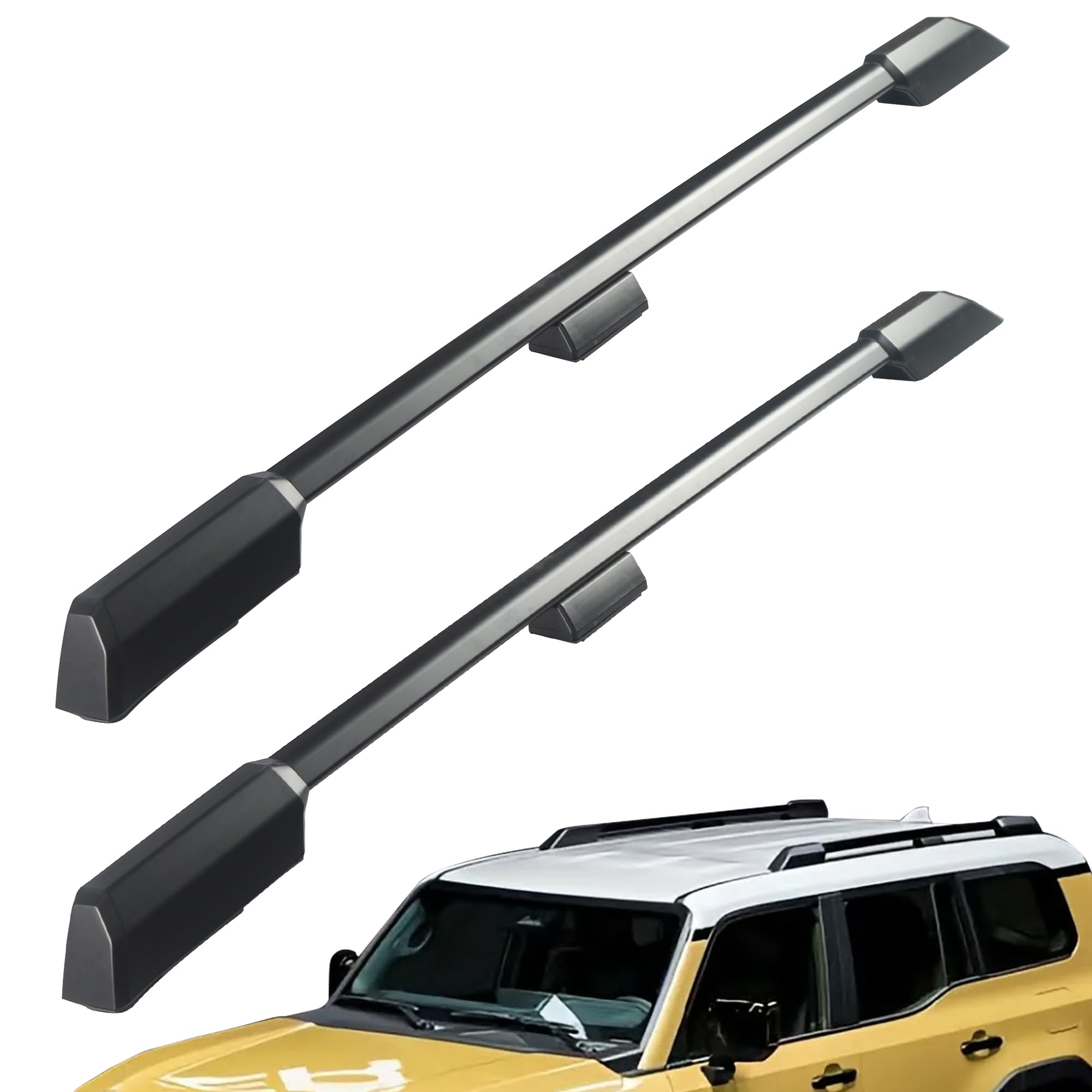 Roof Rack Cross Bars for 2024-2025 Toyota Land Cruiser Aluminum Alloy 200LB Load