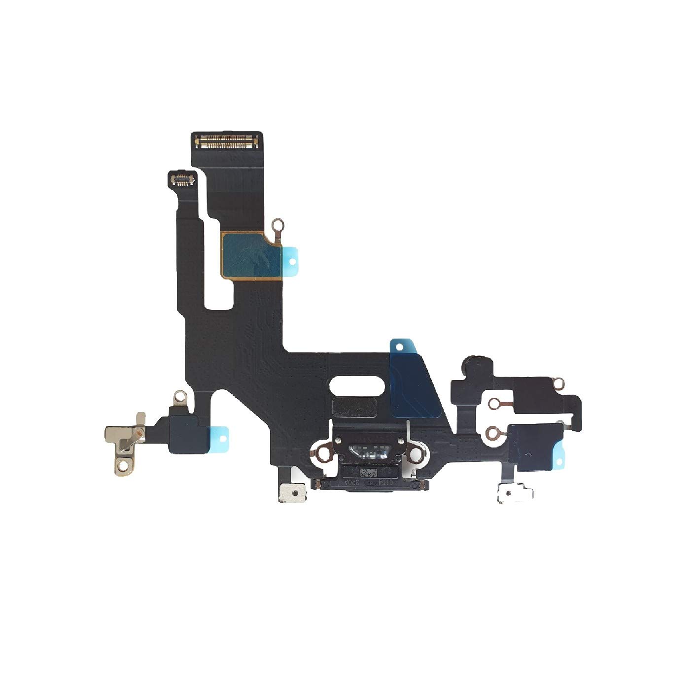 Smartex® Connettore di Ricarica Compatibile con iPhone 11 Nero - Dock Charging Flex di Ricambio