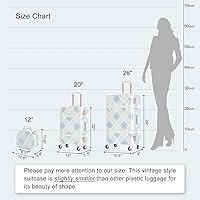 Amazon.com | 7998 Vintage Suitcase Set, 2 Piece Faux Leather