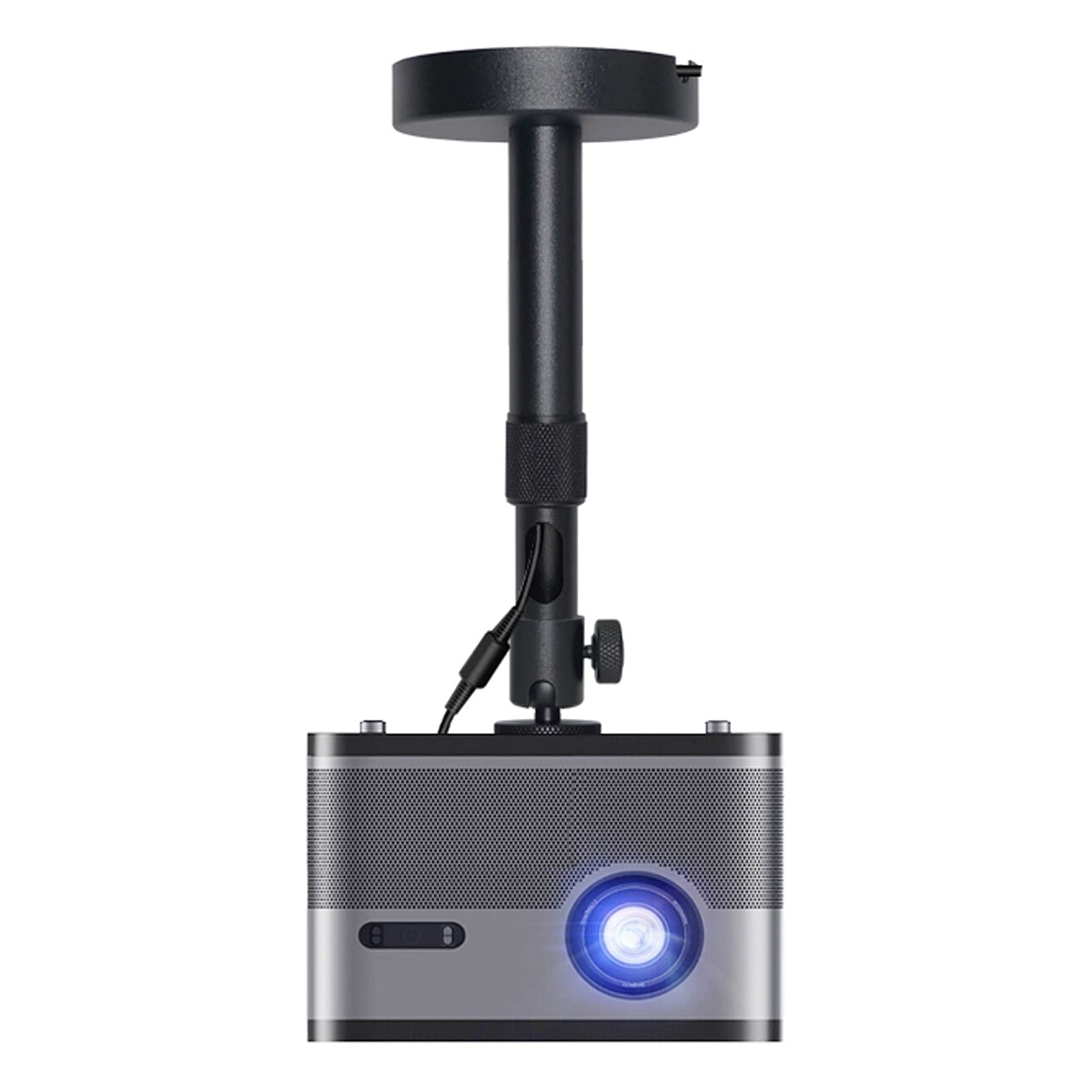 AYCDL Projector Mount Projector Mounting Bracket Ceiling Mounting Bracket Extendable Wall Bracket Height Adjustable Hanger 360° Rotation Projector Stand Tripod,A